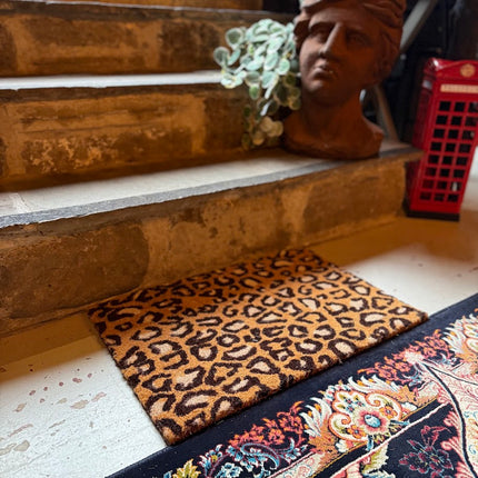 Leopard Print Doormat