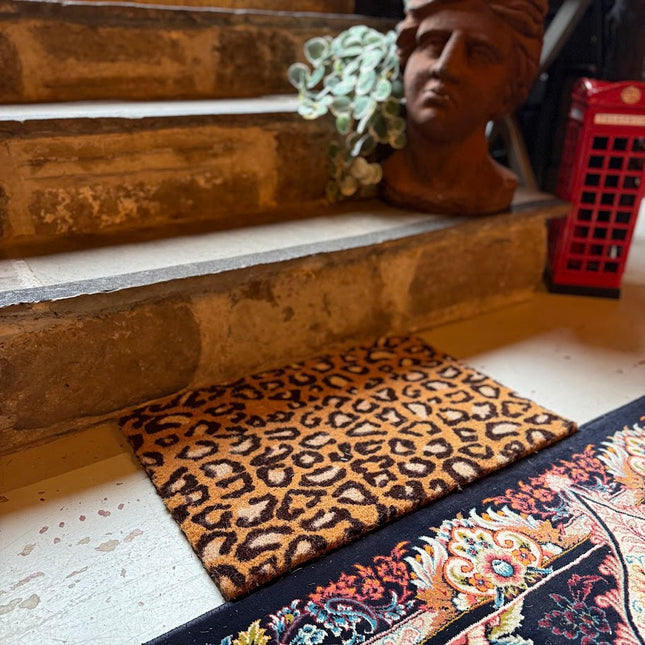 Leopard Print Doormat