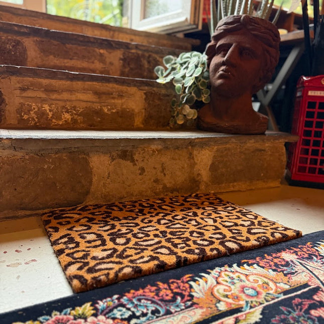 Leopard Print Doormat