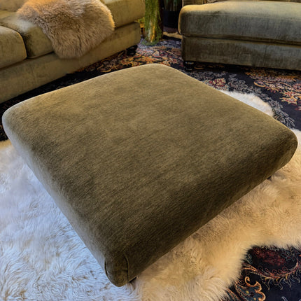 Lottie Footstool in Derwent Velvet