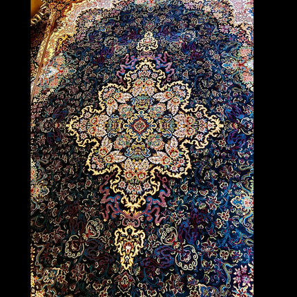 Rug Lotus (2.5 x 3.5m) Black