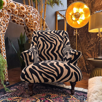 Maverick Armchair in Animal Print