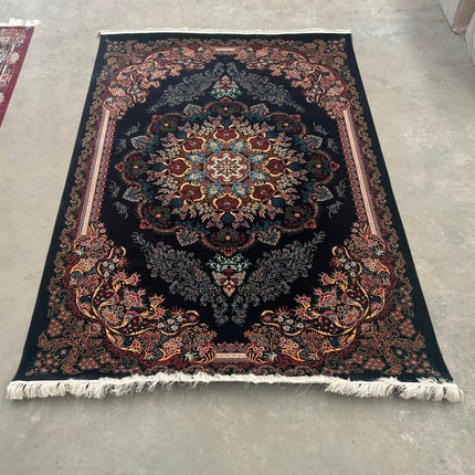 Medium Rug Black Moonflower - Ex Display