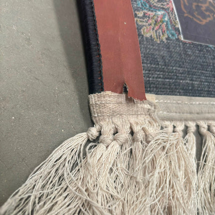 Medium Rug Black Moonflower - Ex Display