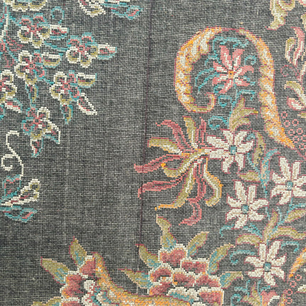 Medium Rug Black Moonflower - Ex Display