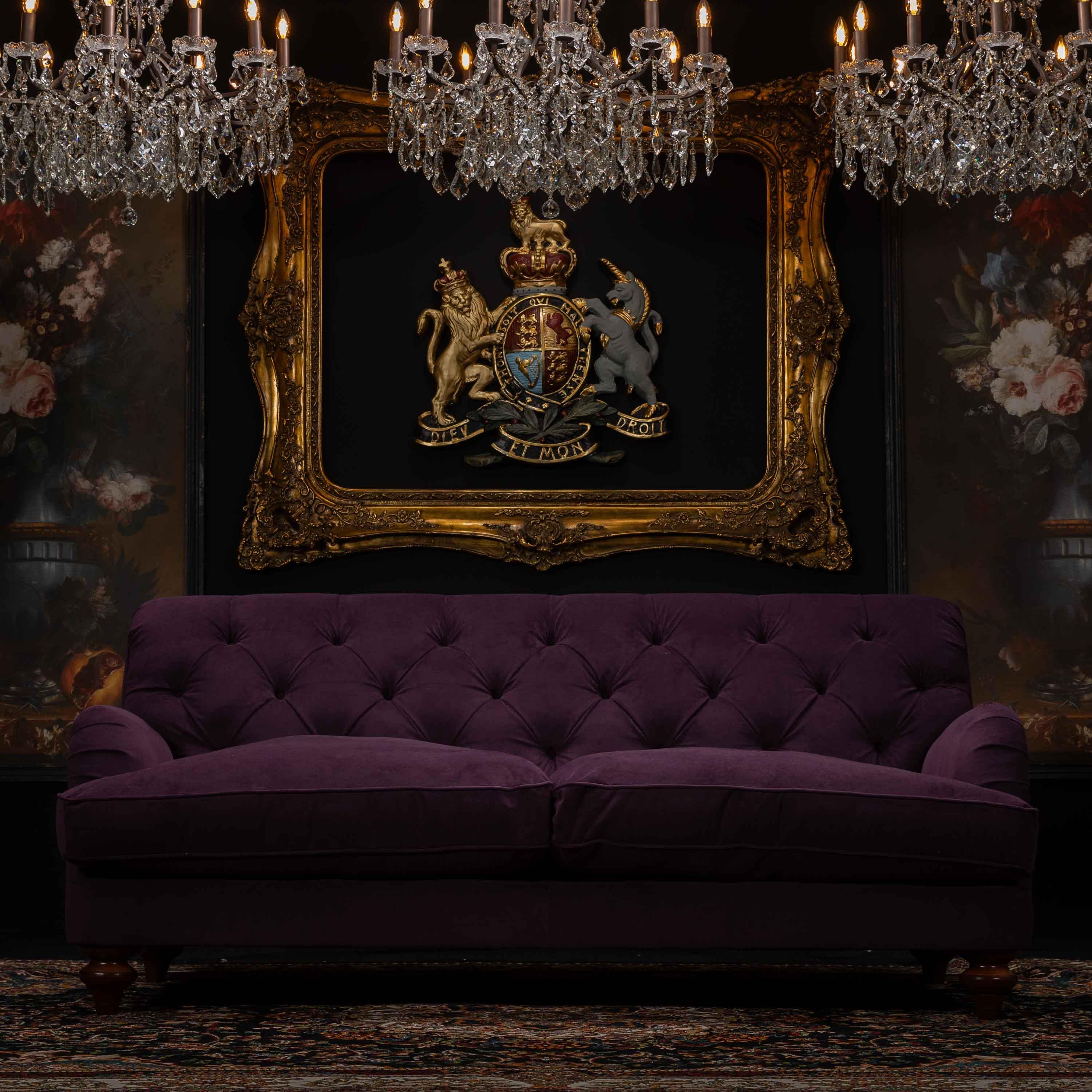 Purple convertible deals sofa