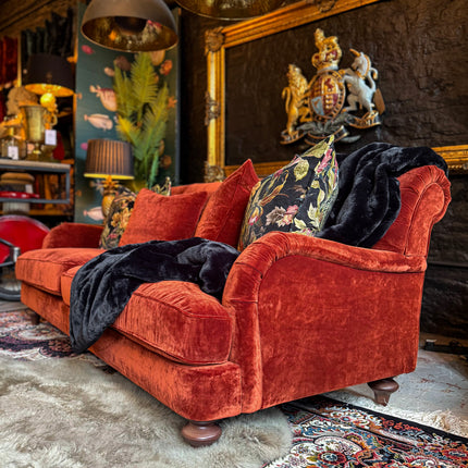 Monty High Back Chesterfield Sofa in Opulence Velvet