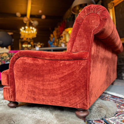 Monty High Back Chesterfield Sofa in Opulence Velvet