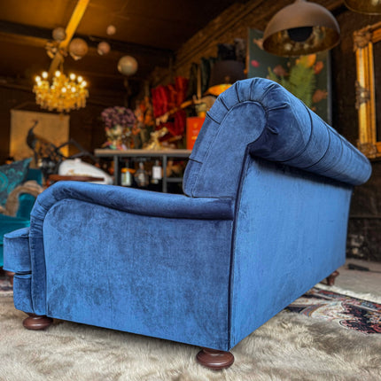 Monty High Back Chesterfield Sofa in Opulence Velvet