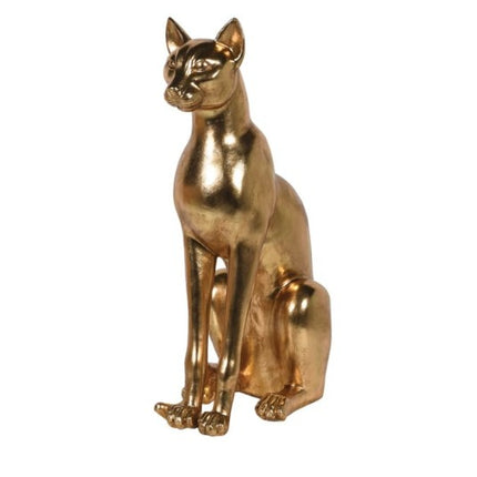 Golden Sat Down Sphinx Cat Ornament