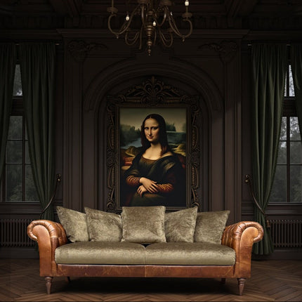 Theodore in Saddle Tan & Derwent Olive Velvet