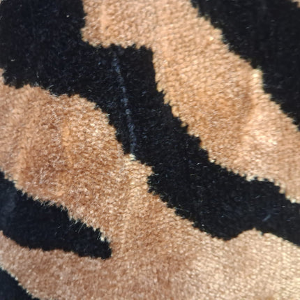 Oliver 3 Seater Sofa in Zebra Gold Animal Fabric - Factory Seconds