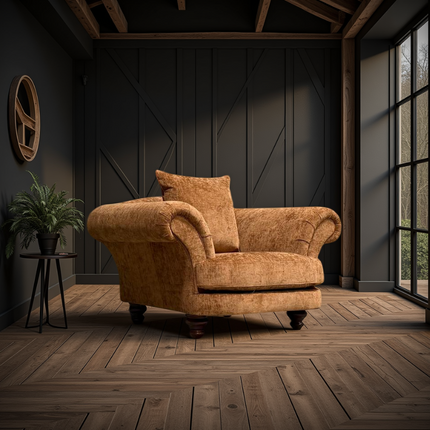 Oliver Club Chair in Eddy Velvet