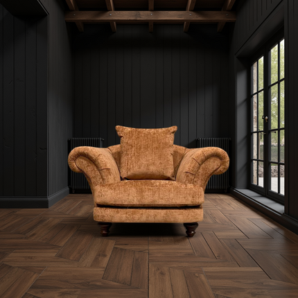 Oliver Club Chair in Eddy Velvet
