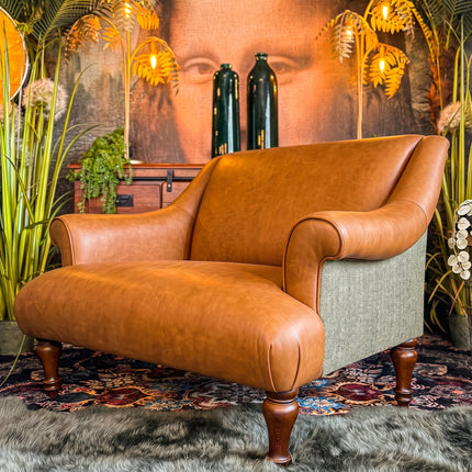 Osborn Snuggler in Amalfi Brandy & Green Tweed