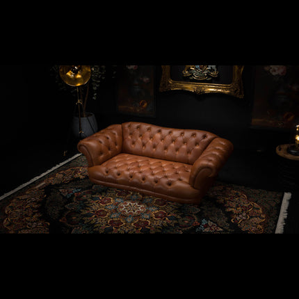 Oskar 2 Seater Chesterfield Sofa