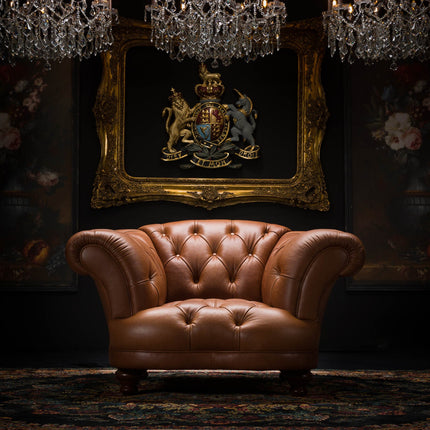 Oskar Chesterfield Club Armchair