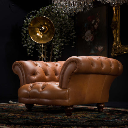 Oskar Chesterfield Club Armchair