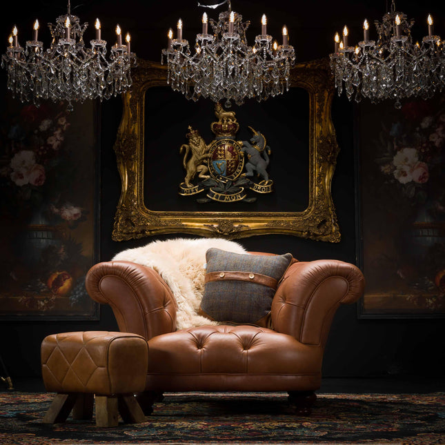 Oskar Chesterfield Club Armchair