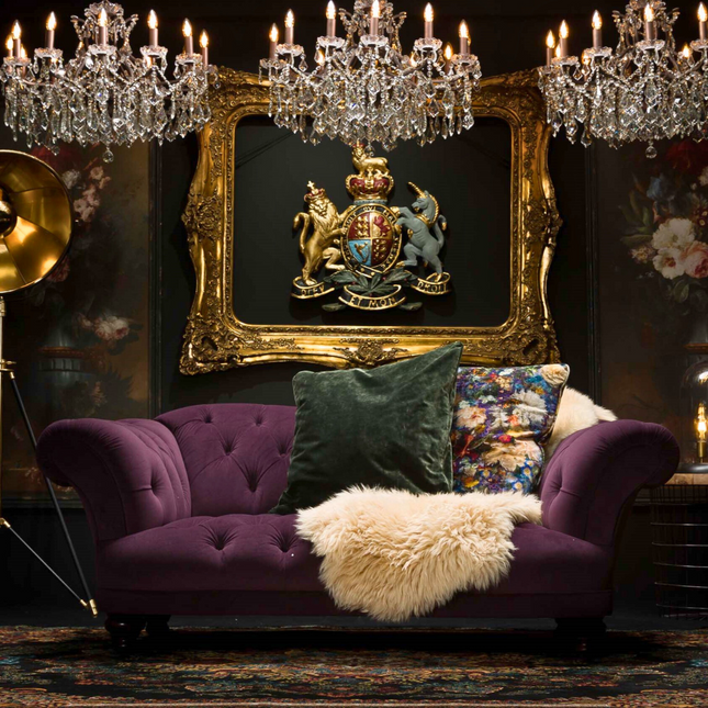 Oskar Chesterfield in Velvet