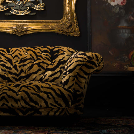 Oskar Chesterfield in Animal Velvet