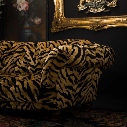 Oskar Chesterfield in Animal Velvet