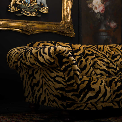 Oskar Chesterfield in Animal Velvet