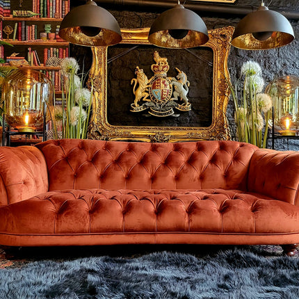 Oskar 4 Seater Chesterfield Sofa