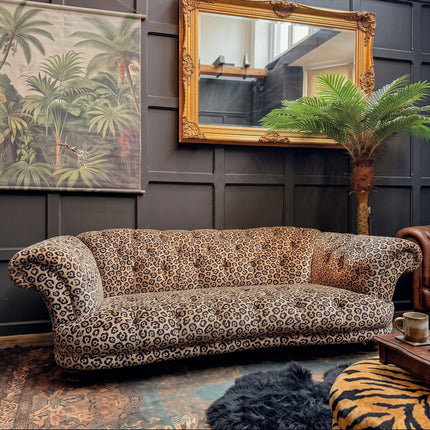 Oskar Chesterfield in Animal Velvet
