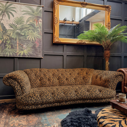 Oskar Chesterfield in Animal Velvet