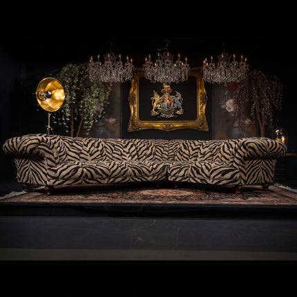 Oskar Chesterfield in Animal Velvet
