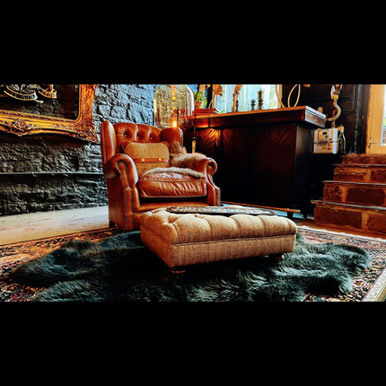 Oskar Wingback Chesterfield Armchair