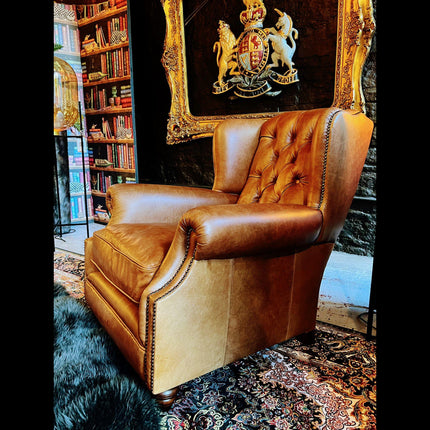 Oskar Wingback Chesterfield Armchair