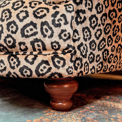 Oskar Chesterfield in Animal Velvet