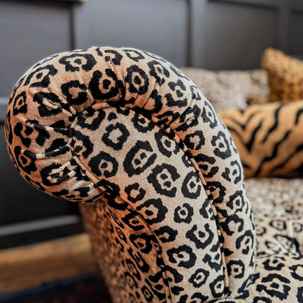 Oskar Chesterfield in Animal Velvet
