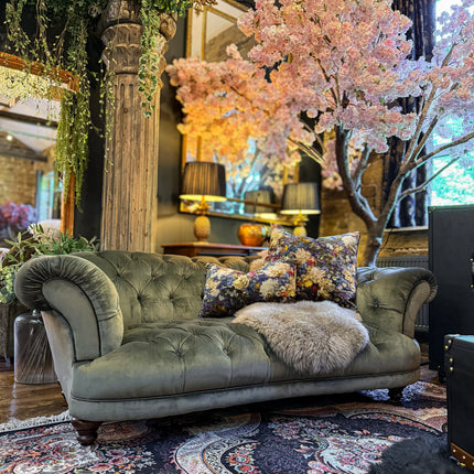 Oskar Chesterfield 3 Seater Sofa in Opulence Emerald