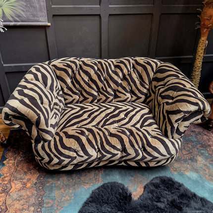 Oskar Chesterfield in Animal Velvet