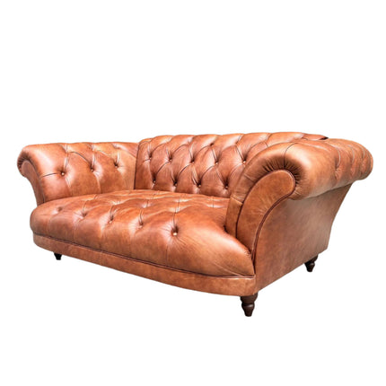 Oskar Italia Chesterfield in Arena Leather