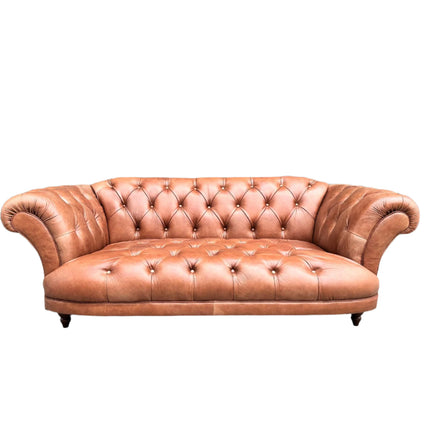 Oskar Italia Chesterfield in Arena Leather