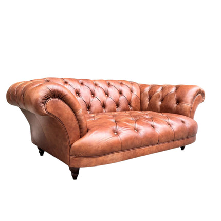Oskar Italia Chesterfield in Arena Leather