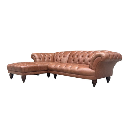 Oskar Italia Chesterfield in Arena Leather