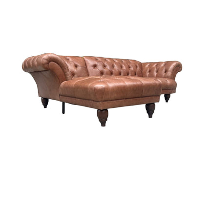 Oskar Italia Chesterfield in Arena Leather