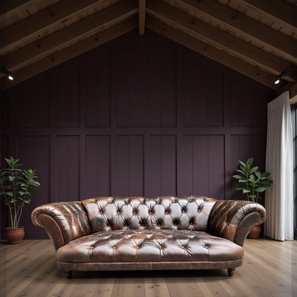 Oskar Italia Chesterfield in Columbus Leather