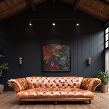 Oskar Italia Chesterfield in Columbus Leather