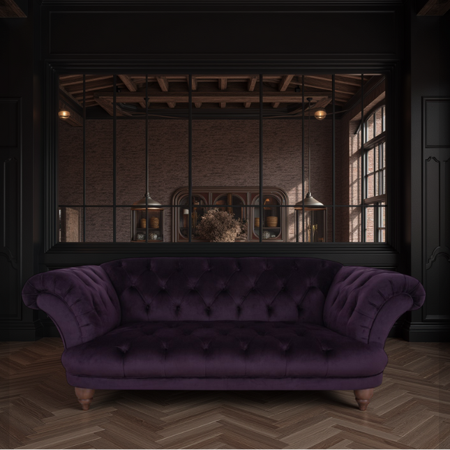 Oskar Italia Chesterfield in Plush Velvet - Promo