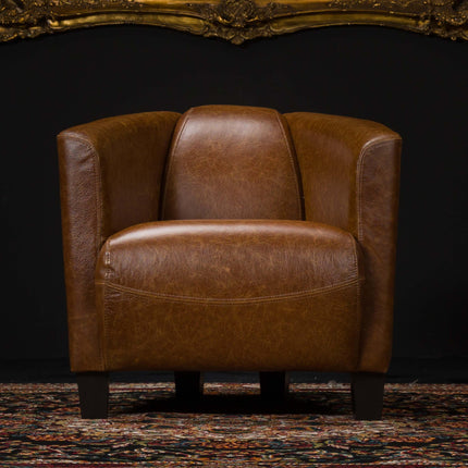 Othio Rocket Chair in Cuba Tan Leather