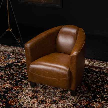 Othio Rocket Chair in Cuba Tan Leather