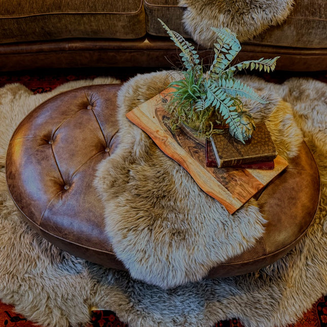 Kensington Chesterfield Footstool by Tetrad