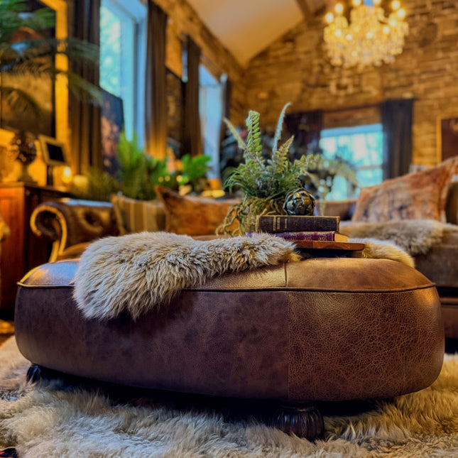 Kensington Chesterfield Footstool by Tetrad