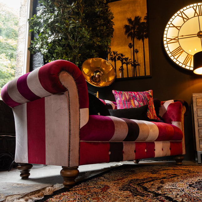 Patchwork Chesterfield 2 Seater